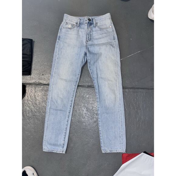 Madewell Women's Perfect Summer Jeans Light Wash Blue High Waisted Denim Size 25 - Picture 9 of 12